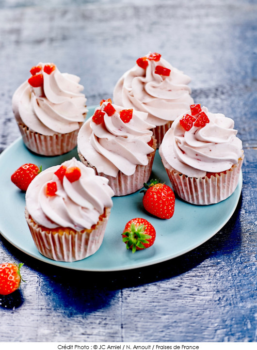 cupcakes-aux-fraises-de-france