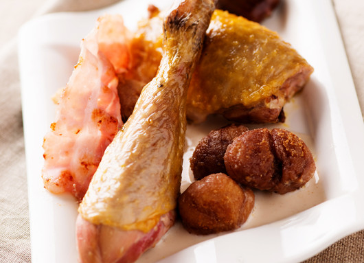 Pintade aux marrons | A Vos Assiettes
