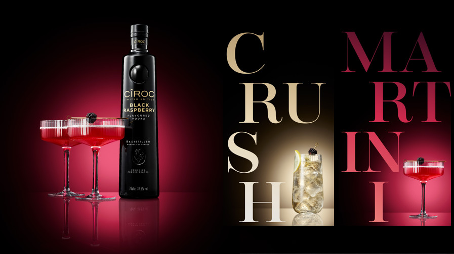 Vodka CÎROC® “Blackraspberry” en Édition Limitée pour les Fêtes de fin