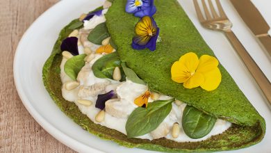 Crêpes vertes poulet Tentation Saint-Félicien