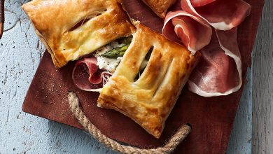 Feuilletés asperges Jambon de Parme