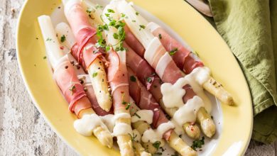 Asperges blanches Reblochon