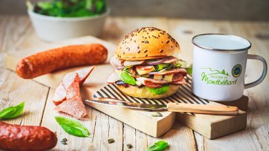 Burger Comtois saucisse de Montbéliard IGP