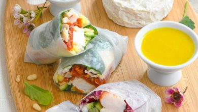 Duos rouleaux de printemps d’été Pélardon AOP