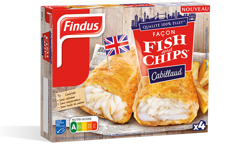Fish and Chips Cabillaud Findus 