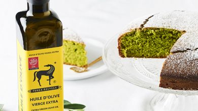 Gâteau huile d’olive thé matcha