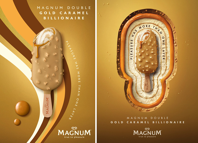 MAGNUM® Double Caramel Gold Billionaire 