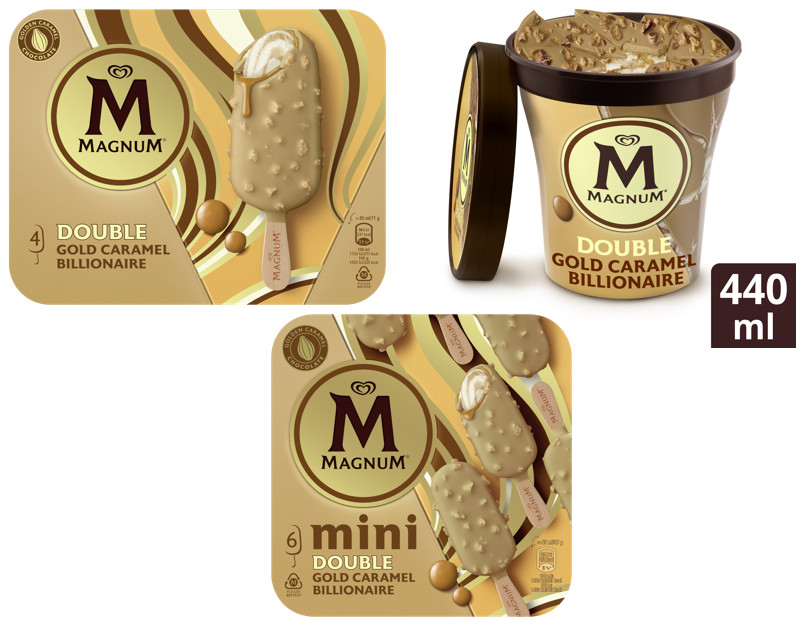 MAGNUM® Double Caramel Gold Billionaire