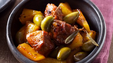 Tajine de veau ananas