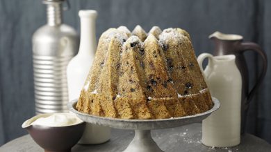 Kouglof de sarrasin aux myrtilles sauvages