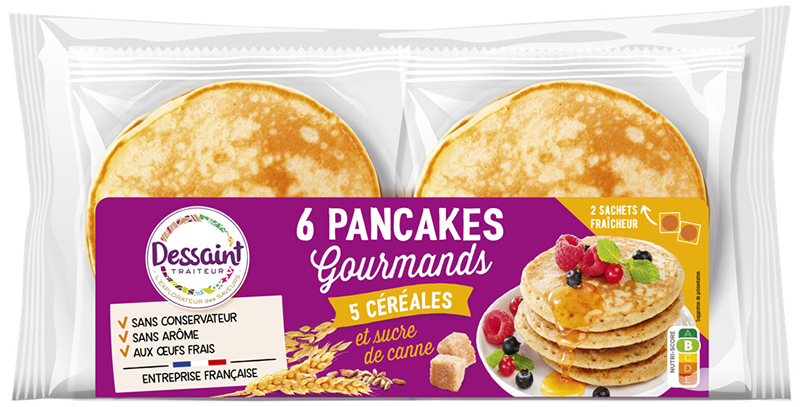Les Pancakes 5 Céréales Dessaint Traiteur