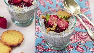 Porridge graines de chia fraises Karéléa