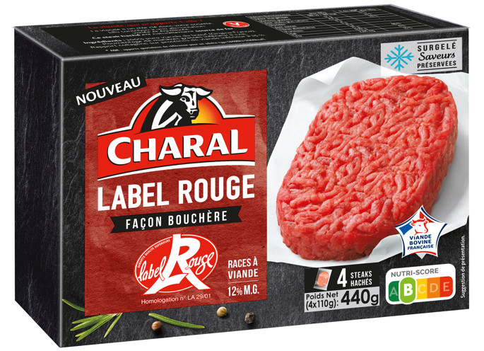 Steaks hachés Charal Label Rouge surgelés