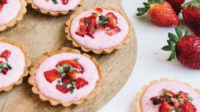 Tartelettes mousse de fraises vanillée