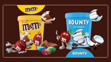 M&M’s et Bounty Crèmes glacées