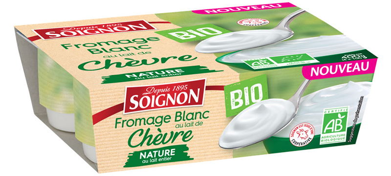 Fromage blanc Bio au lait de chèvre SOIGNON