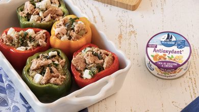 Poivrons farcis Thon Gingembre Curcuma Petit Navire