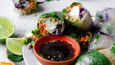 Rouleaux de Printemps végétariens quinoa