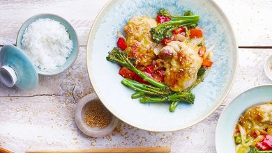 Wok express lapin aigre-douce