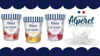 Yaourts glacés et compotées Maison Alpérel