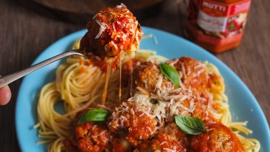 Boulettes de viande Pesto tomates rouges