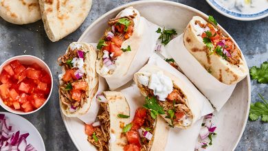 Minis-sandwichs à l’effiloché de gigot d’agneau