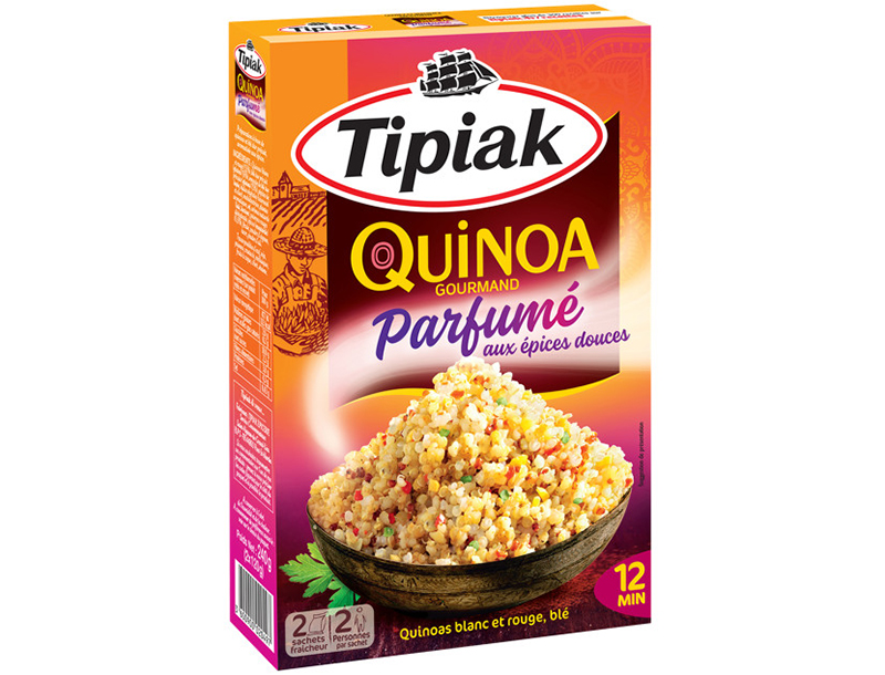 Tipiak Quinoa Gourmand parfumé aux épices douces 