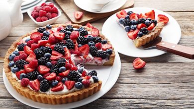 Tarte aux fruits des bois Mascarpone