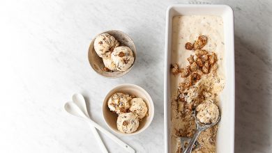 Crème glacée pain au levain sans turbine