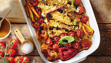 Feta rôtie au four Vinaigre Balsamique Fins Connaisseurs Tramier