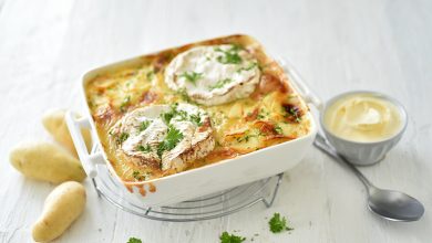 Gratin de Ratte du Touquet camembert
