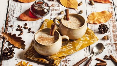 Café latte au sirop d’érable A Bicyclette