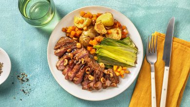 Filet de canette butternut rôti