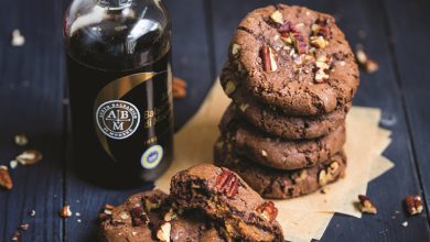 Cookies noix de pécan, cœur moelleux caramel d’érable Vinaigre Balsamique de Modène IGP