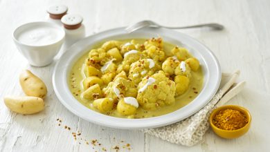 Curry de Ratte du Touquet et chou-fleur