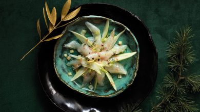 Carpaccio de daurade & pamplemousse