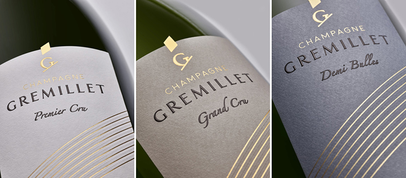 Champagne GREMILLET - Premier Cru - Grand Cru - Demi Bulles