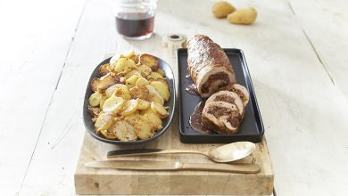 Filet de veau aux figues, sauce pain d’épices Ratte du Touquet