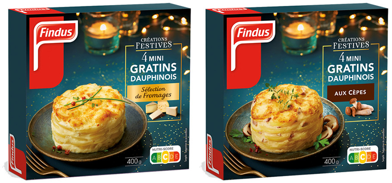 Gratin dauphinois fromages cèpes