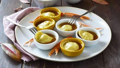 Raviolis aux langoustines