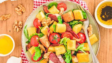 Salade de gnocchi périgourdine