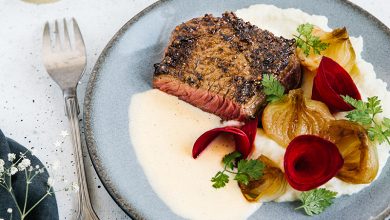Tournedos au poivre, crème & Foie Gras Isigny Sainte-Mère