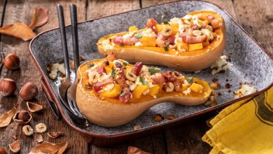 Butternut rôti à la féta