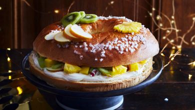 Couronne des rois aux fruits frais