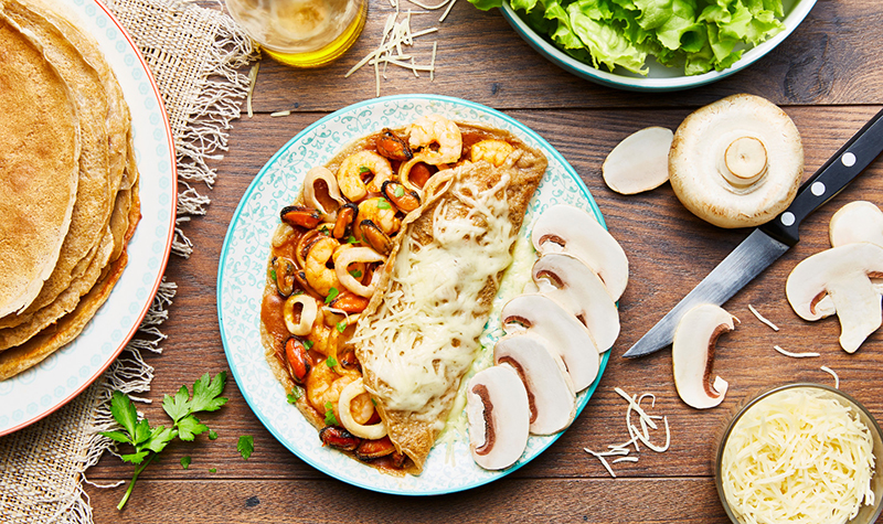 Crêpes aux fruits de mer | A Vos Assiettes