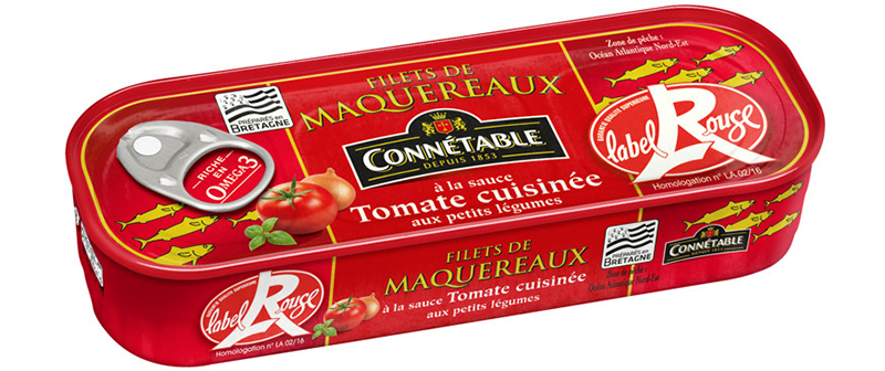 Filets de Maquereaux à la sauce tomate cuisinée aux petits légumes