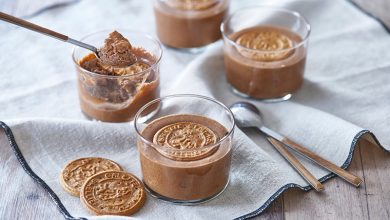 Mousse craquante chocolat spéculoos