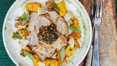 Piccata de veau, gnocchi de butternut au Cantal