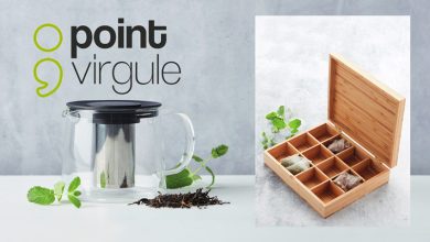 Théière, Boîte à thé Point-Virgule