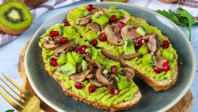 Avocado toast au kiwi de France